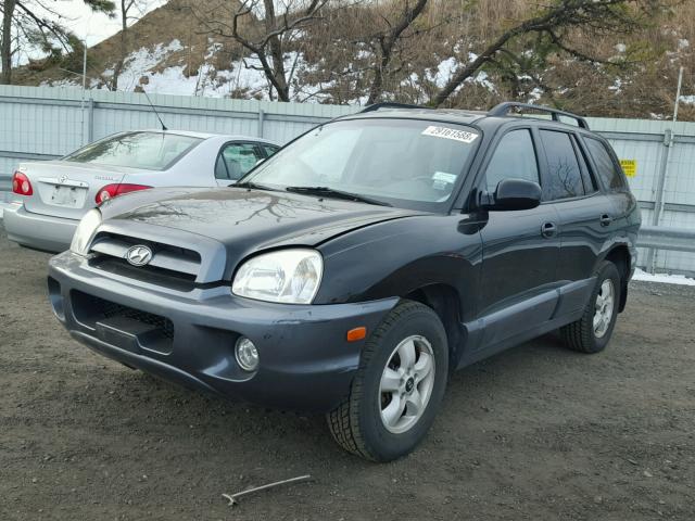 KM8SC13D85U933564 - 2005 HYUNDAI SANTA FE G BLACK photo 2