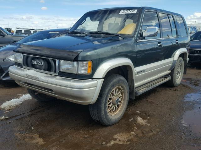 JACDJ58V1V7902746 - 1997 ISUZU TROOPER S GREEN photo 2