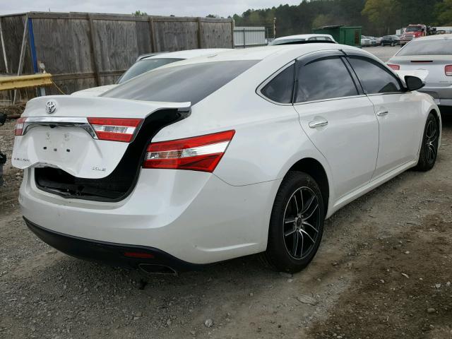4T1BK1EB6FU175174 - 2015 TOYOTA AVALON XLE WHITE photo 4
