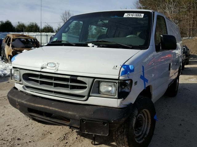 1FTNE24L91HA77962 - 2001 FORD ECONOLINE WHITE photo 2