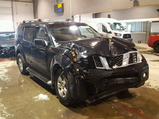 5N1AR18U07C646456 - 2007 NISSAN PATHFINDER BLACK photo 1