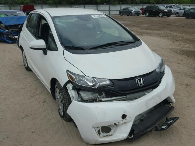 3HGGK5G55FM738939 - 2015 HONDA FIT LX WHITE photo 1