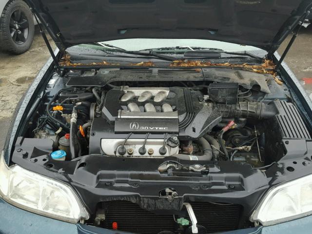 19UYA2257WL001160 - 1998 ACURA 3.0CL GREEN photo 7