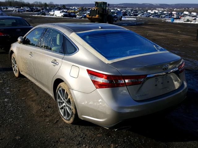 4T1BK1EB3FU183040 - 2015 TOYOTA AVALON XLE BEIGE photo 3