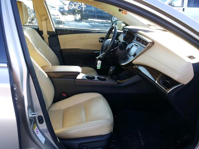 4T1BK1EB3FU183040 - 2015 TOYOTA AVALON XLE BEIGE photo 5