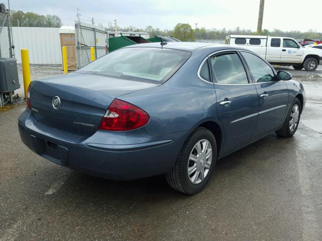 2G4WC582861257307 - 2006 BUICK LACROSSE C BLUE photo 4