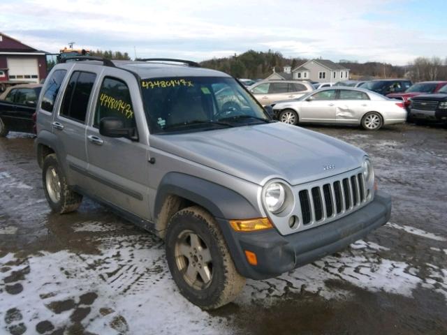 1J4GL48K65W622667 - 2005 JEEP LIBERTY SP SILVER photo 1