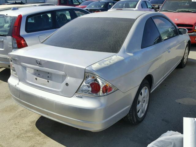 1HGEM22032L056228 - 2002 HONDA CIVIC EX ვერცხლისფერი ფოტო 4