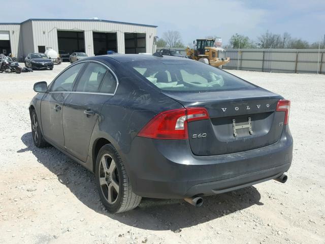 YV1612FS8D1212764 - 2013 VOLVO S60 T5 BLACK photo 3