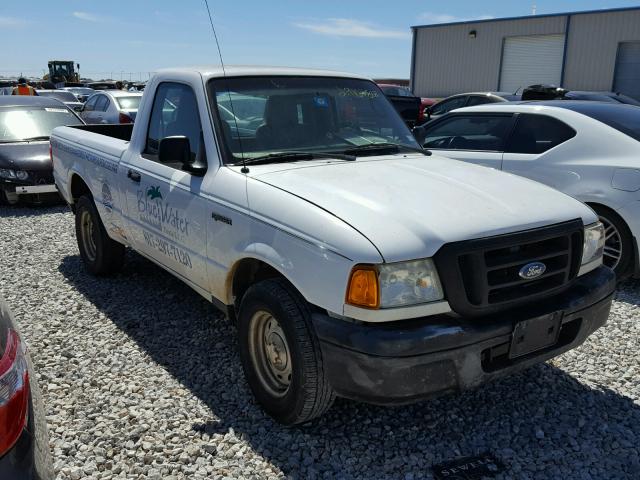 1FTYR10D15PA65259 - 2005 FORD RANGER WHITE photo 1