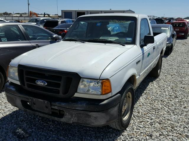 1FTYR10D15PA65259 - 2005 FORD RANGER WHITE photo 2