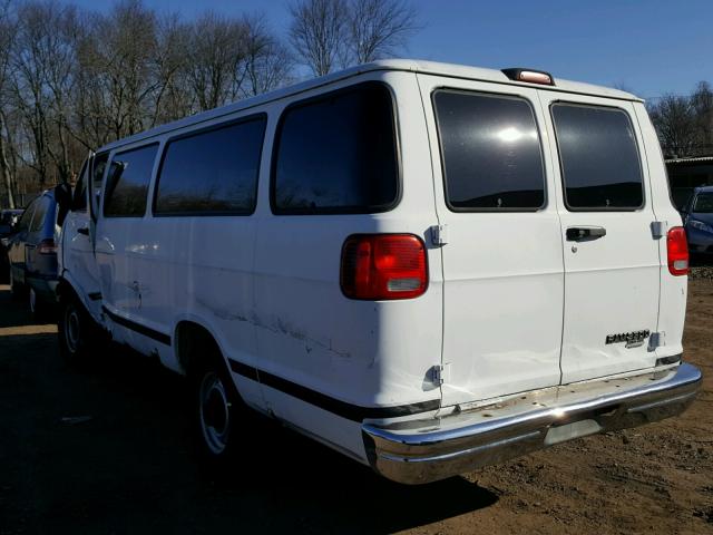 2B5WB35Z61K561468 - 2001 DODGE RAM WAGON WHITE photo 3