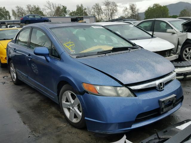 2HGFA16877H509178 - 2007 HONDA CIVIC EX Կապույտ լուսանկար 1