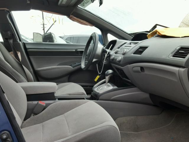 2HGFA16877H509178 - 2007 HONDA CIVIC EX Կապույտ լուսանկար 5