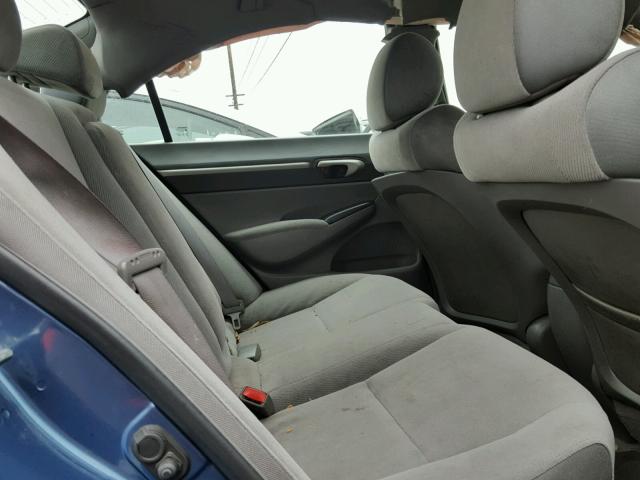 2HGFA16877H509178 - 2007 HONDA CIVIC EX Կապույտ լուսանկար 6