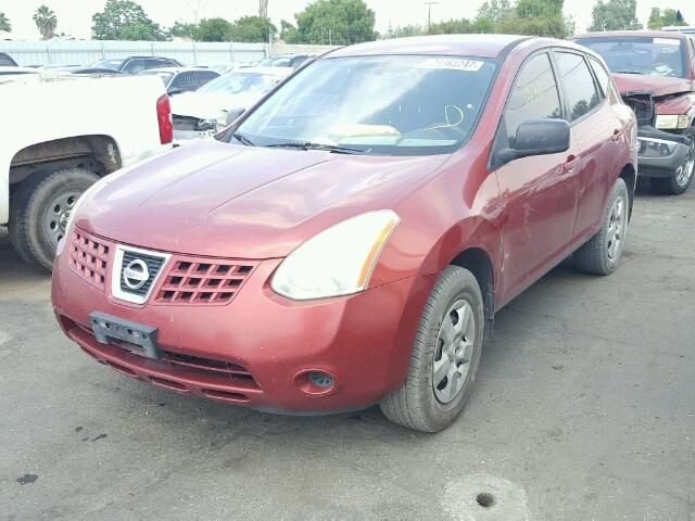 JN8AS58V68W119504 - 2008 NISSAN ROGUE S MAROON photo 2