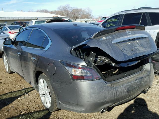 1N4AA5AP5EC438521 - 2014 NISSAN MAXIMA S GRAY photo 3