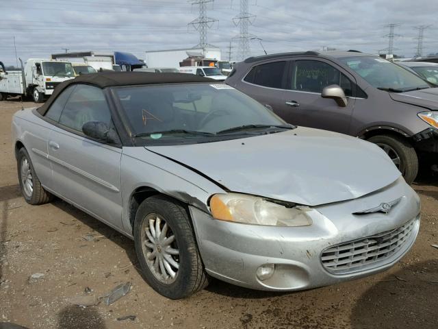 1C3EL55R12N324070 - 2002 CHRYSLER SEBRING LX SILVER photo 1