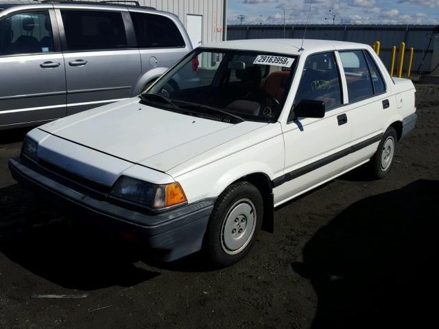 1HGEC4531HA082514 - 1987 HONDA CIVIC 1.5 WHITE photo 2