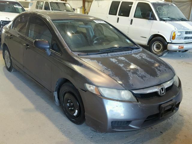 2HGFA1F37AH509533 - 2010 HONDA CIVIC VP GRAY photo 1