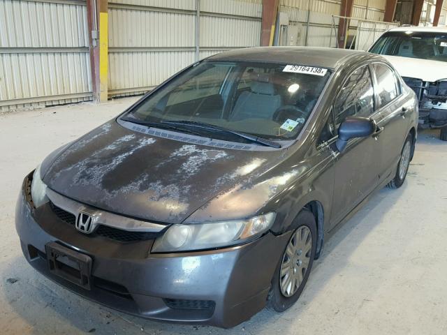 2HGFA1F37AH509533 - 2010 HONDA CIVIC VP GRAY photo 2