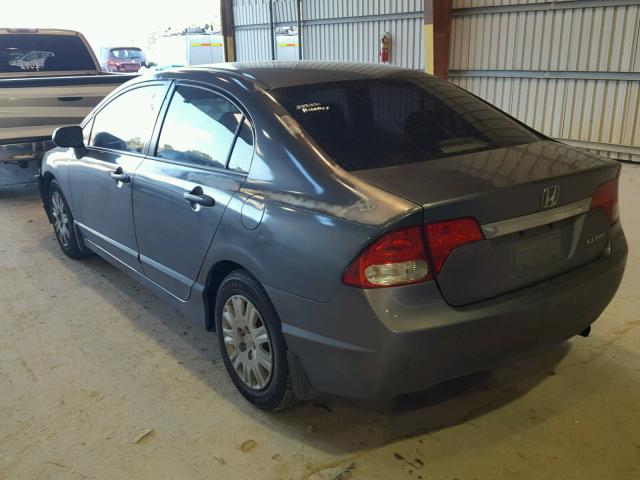 2HGFA1F37AH509533 - 2010 HONDA CIVIC VP GRAY photo 3