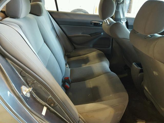 2HGFA1F37AH509533 - 2010 HONDA CIVIC VP GRAY photo 6