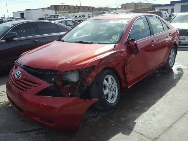 4T1BE46K69U340944 - 2009 TOYOTA CAMRY BASE RED photo 2