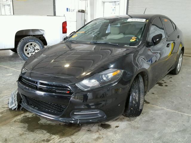 1C3CDFBB2FD415524 - 2015 DODGE DART SXT BLACK photo 2