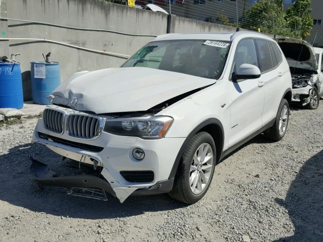 5UXWZ7C5XH0V85213 - 2017 BMW X3 SDRIVE2 WHITE photo 2