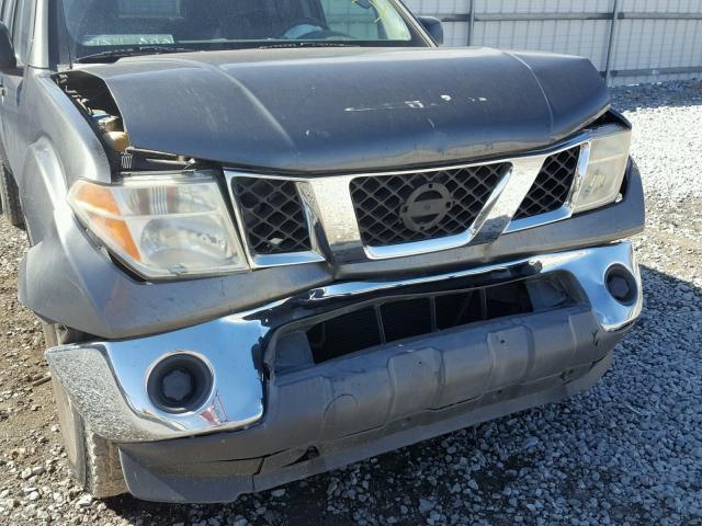 1N6AD07U46C406109 - 2006 NISSAN FRONTIER C BLACK photo 9