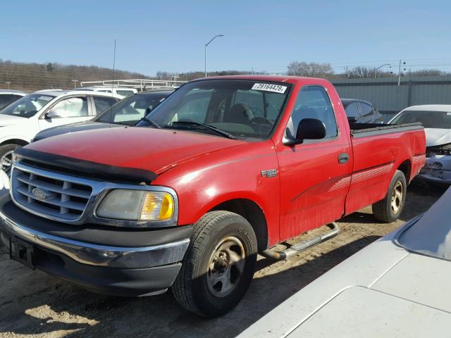 1FTZF1720XNA47044 - 1999 FORD F150 RED photo 2