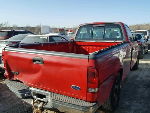 1FTZF1720XNA47044 - 1999 FORD F150 RED photo 4