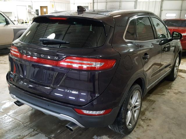 5LMCJ2A96FUJ01864 - 2015 LINCOLN MKC 紫色 照片 4