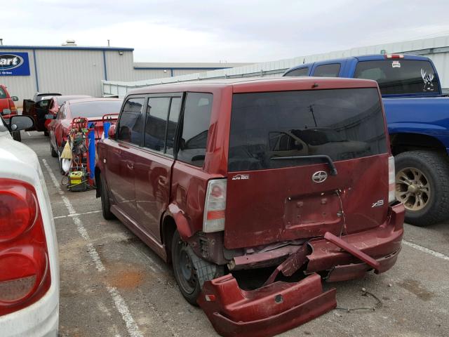 JTLKT324064114846 - 2006 TOYOTA SCION XB BURGUNDY photo 3
