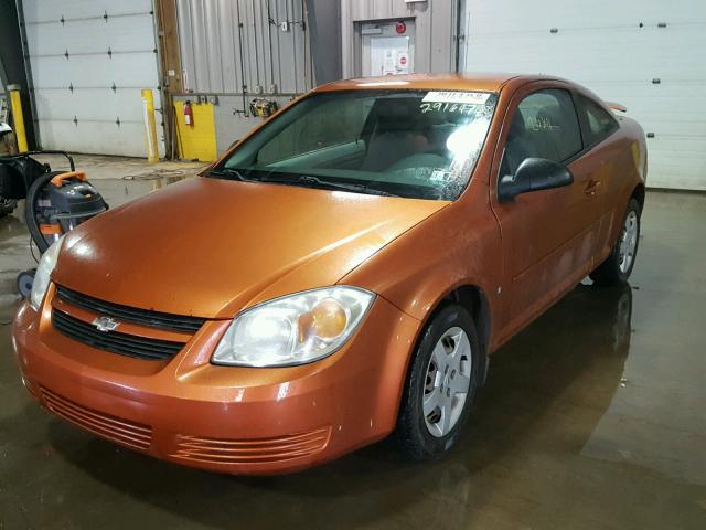 1G1AK15F467781907 - 2006 CHEVROLET COBALT LS ORANGE photo 2