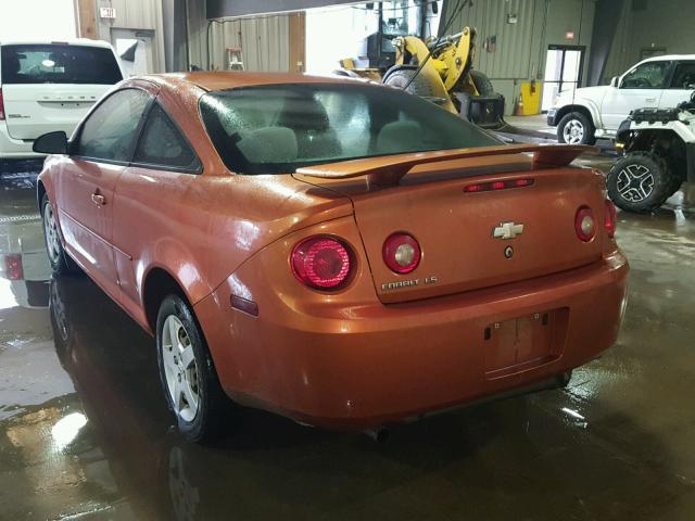 1G1AK15F467781907 - 2006 CHEVROLET COBALT LS ORANGE photo 3