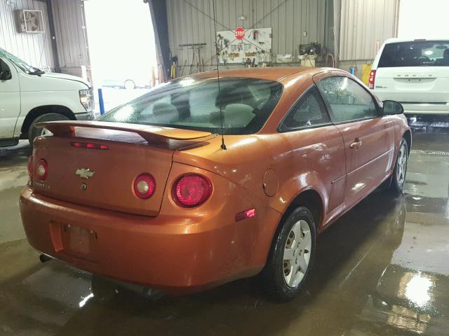 1G1AK15F467781907 - 2006 CHEVROLET COBALT LS ORANGE photo 4