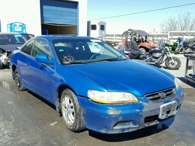 1HGCG22522A012470 - 2002 HONDA ACCORD EX BLUE photo 1