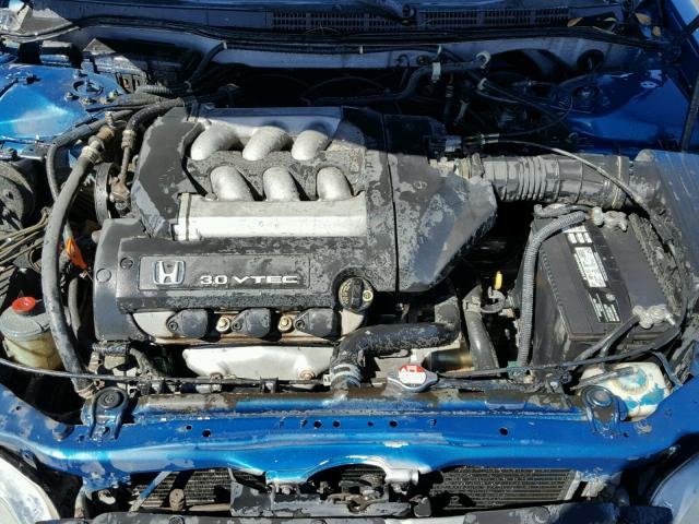 1HGCG22522A012470 - 2002 HONDA ACCORD EX BLUE photo 7