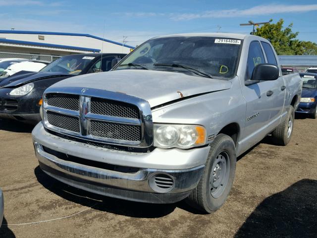 1D7HA18D74J213532 - 2004 DODGE RAM 1500 S SILVER photo 2