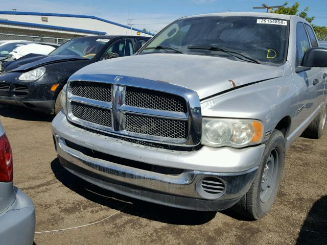 1D7HA18D74J213532 - 2004 DODGE RAM 1500 S SILVER photo 9