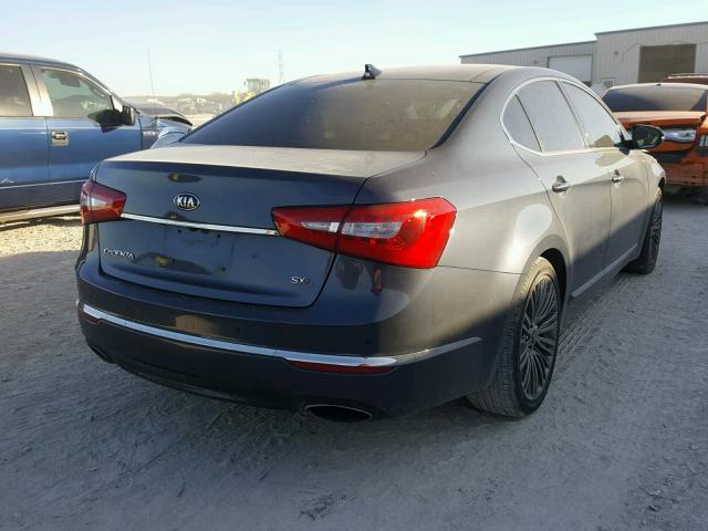 KNALN4D70F5168162 - 2015 KIA CADENZA PR BLUE photo 4