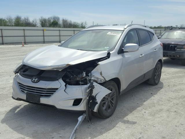 KM8JU3AG4FU991481 - 2015 HYUNDAI TUCSON LIM SILVER photo 2