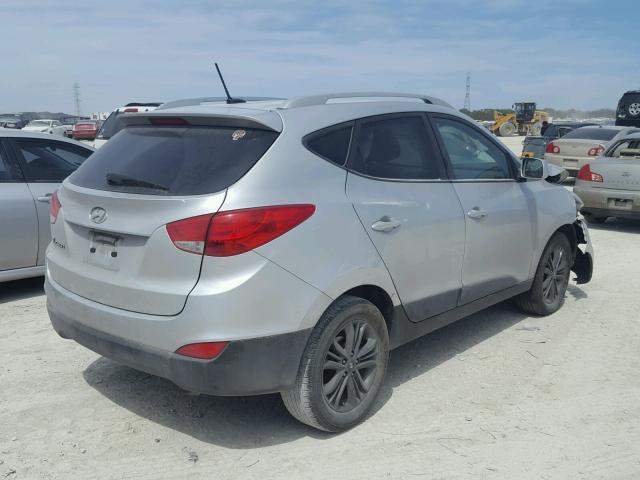 KM8JU3AG4FU991481 - 2015 HYUNDAI TUCSON LIM SILVER photo 4