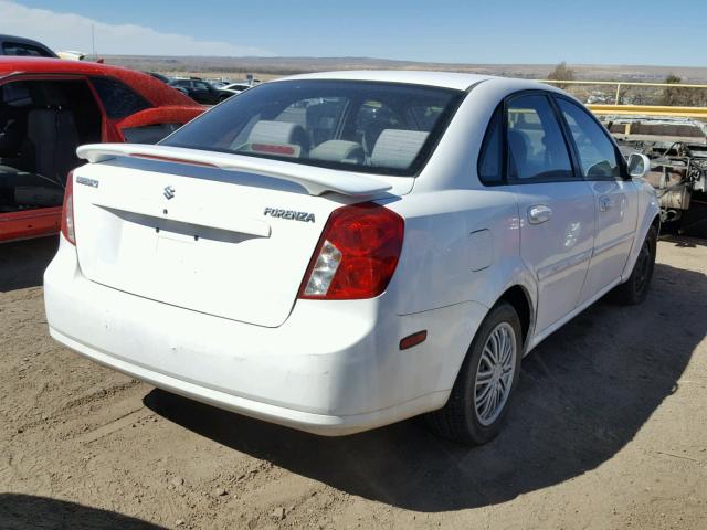 KL5JD56Z18K889537 - 2008 SUZUKI FORENZA BA WHITE photo 4