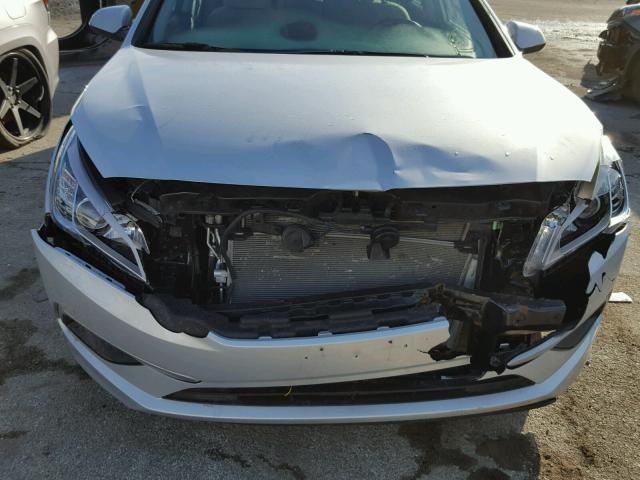 5NPE24AF1HH549554 - 2017 HYUNDAI SONATA SE SILVER photo 9