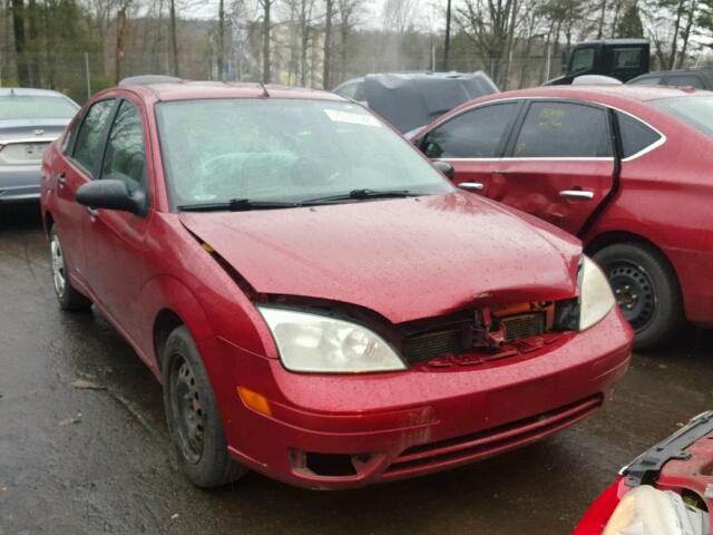 1FAFP34N85W204228 - 2005 FORD FOCUS ZX4 RED photo 1