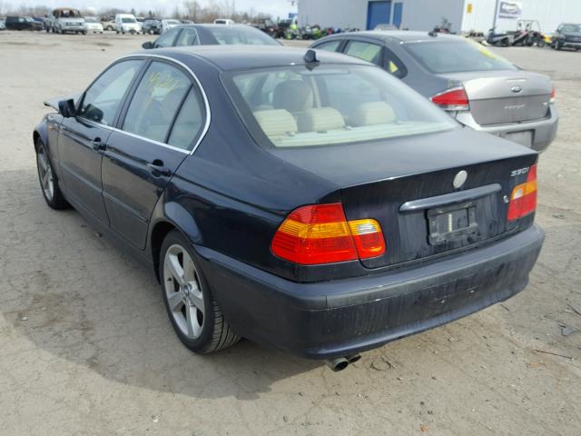 WBAEV53475KM39952 - 2005 BMW 330 I BLUE photo 3