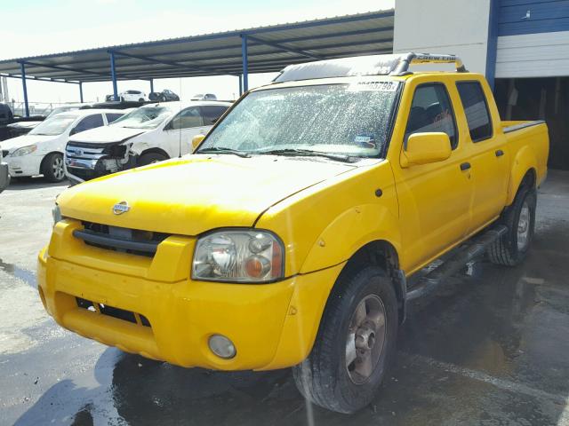 1N6ED27T41C384531 - 2001 NISSAN FRONTIER C YELLOW photo 2